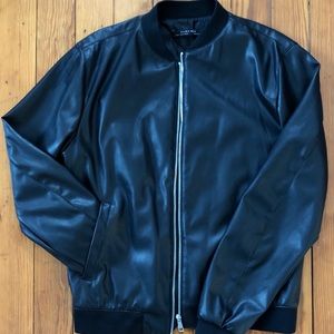 Zara MAN faux leather bomber